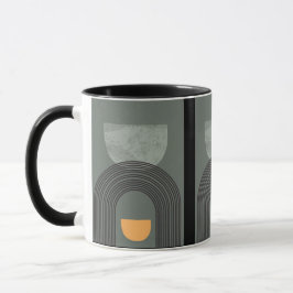 TAZA DE ESTILO ART DÉCO GRIS