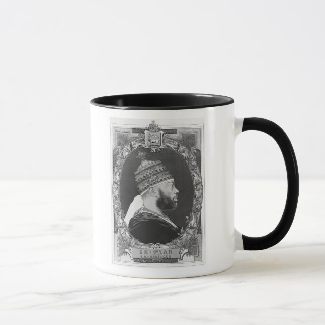 Taza de Etiopía, Menelik II (Derecha)