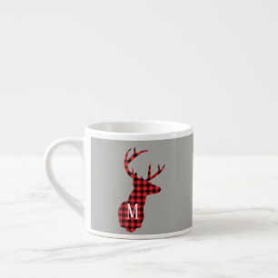 Taza de Expresso del monograma del leñador de la