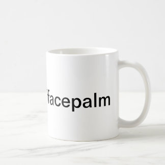 Taza de Facepalm