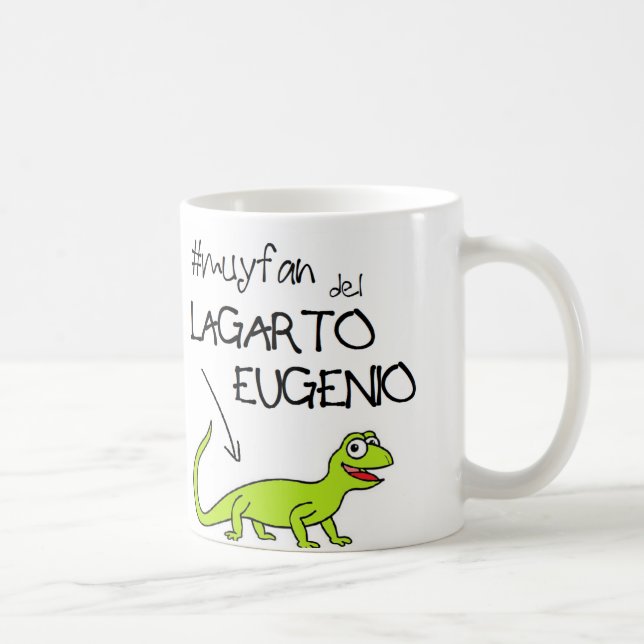 Taza de fan del lagarto eugenio (Derecha)