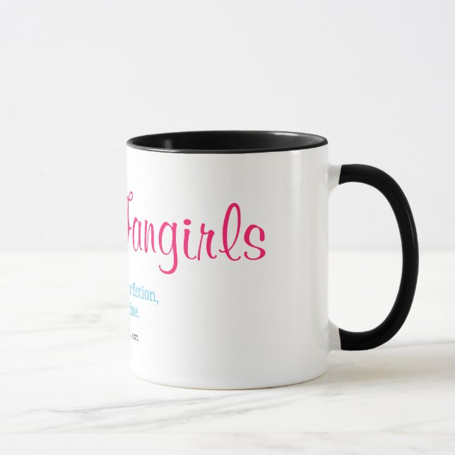 Taza de Fangirls de la ficción (Derecha)