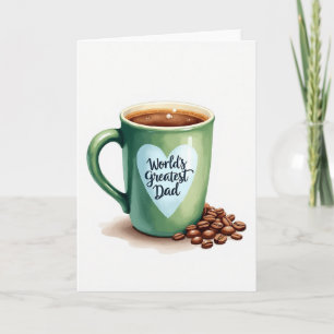 Taza de Feliz Día del Padre con Tarjeta de Regalo