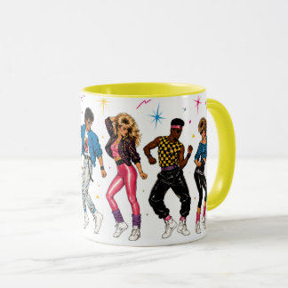 Taza de fiesta de baile de los 80