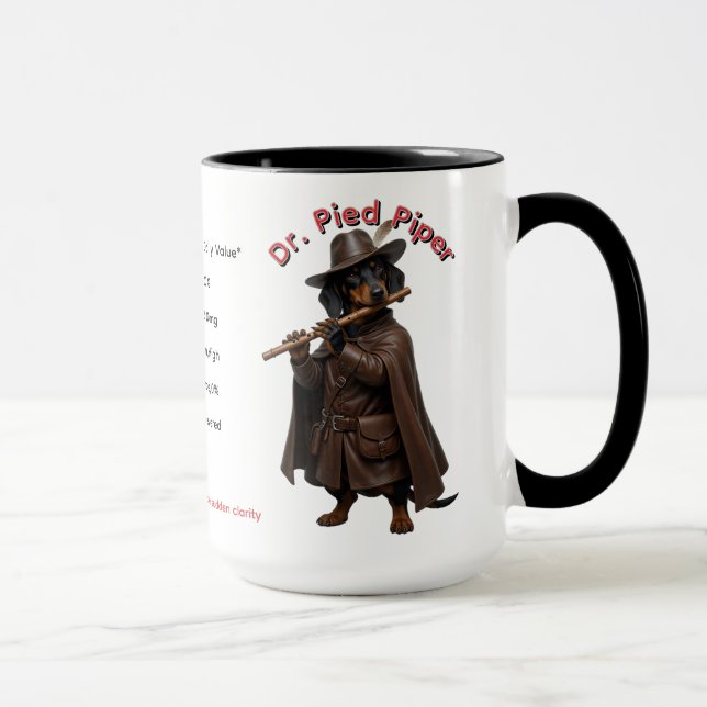Taza de flauta de Dr. Piper (Derecha)