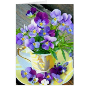 Taza de flores