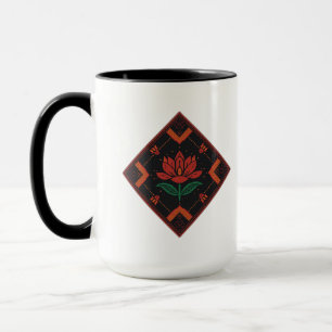 Taza de flores Phulkari