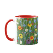 Taza de flores silvestres