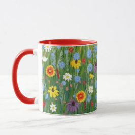 Taza de flores silvestres