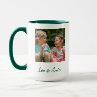 Taza de Foto con Nombre de Mejor Amiga Personaliza