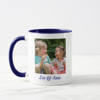 Taza de Foto con Nombre de Mejor Amiga Personaliza