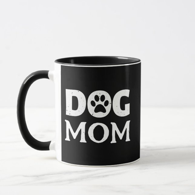 Taza de foto de mamá de perro (Izquierda)