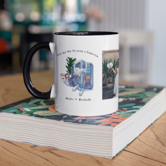 Taza de Foto de Pareja de Jugadores Personalizada  (Subido por el creador)