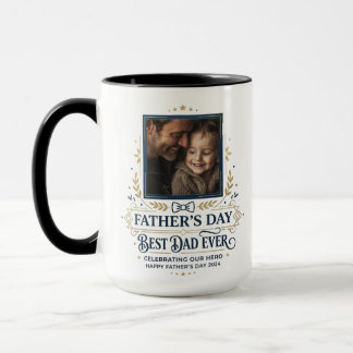 Taza De Foto Del Mejor Papá Elegante De Siempre | 