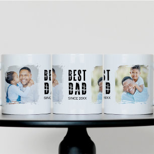Taza de Foto Mejor Papá Desde 20xx