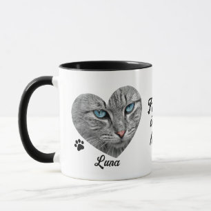 Taza de Foto Memorial para Amantes de Gatos Person