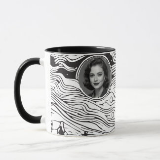 Taza de foto personalizada clásico papá/mamá