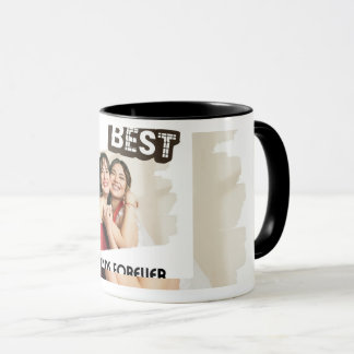 Taza de Foto Personalizada Mejores Amigas por Siem