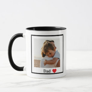 Taza de foto personalizada para papá
