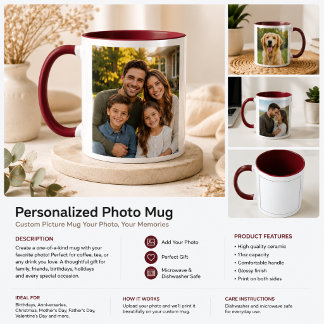 Taza de Foto Personalizada | Regalo Personalizado