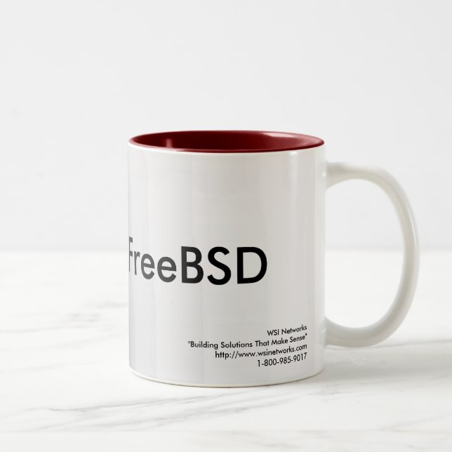 Taza de FreeBSD (Derecha)