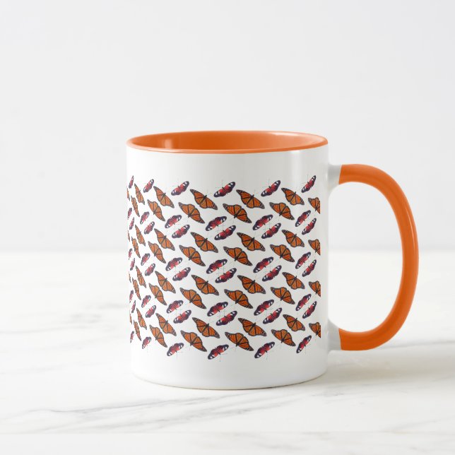 Taza de frenesí de mariposas de otoño (Derecha)