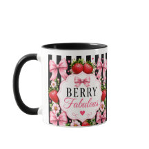 Taza de fresa fabulosa personalizada