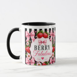 Taza de fresa fabulosa personalizada