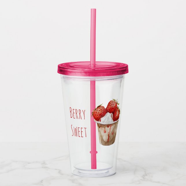 Taza de Fresas Dulces de Frutas del Bosque (Anverso)