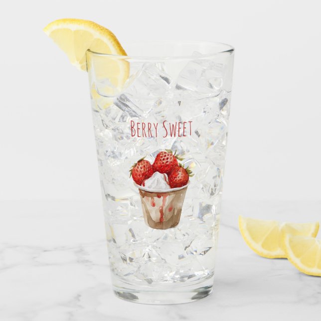 Taza de Fresas Dulces de Frutas del Bosque (Anverso (hielo))