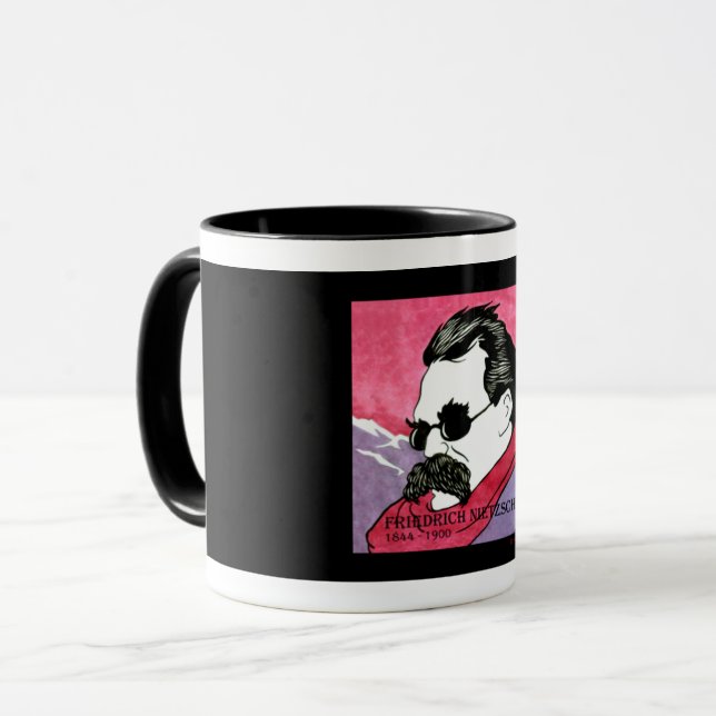 Taza de "Friedrich Nietzsche" (Anverso izquierdo)