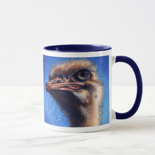 Taza de Fugley de la avestruz