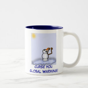 Taza de fusión del muñeco de nieve