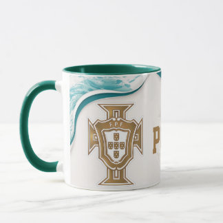 Taza de fútbol personalizada de Portugal