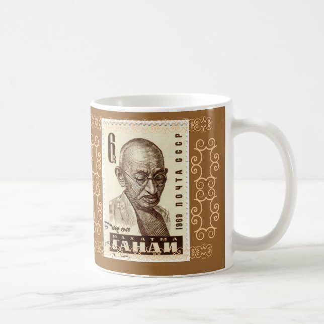 Taza de Gandhi primero que ignoran (Derecha)