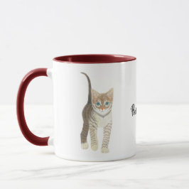 Taza de gatito atigrado perfecto