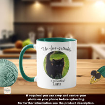Taza de gato de foto personalizada inolvidable