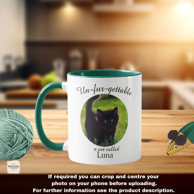 Taza de gato de foto personalizada inolvidable (Subido por el creador)