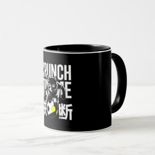 Taza de gato de fútbol Ferocious Crunch Time