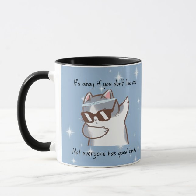 Taza de gato descarado  (Izquierda)