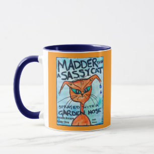 Taza de gato descarado
