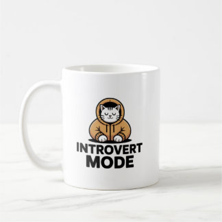 Taza de gato en modo introvertido – Taza de café m
