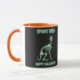Taza de gato esqueleto de SPOOKY BREW