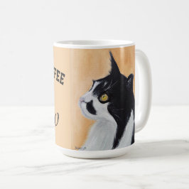 Taza de gato necesito café ahora mismo