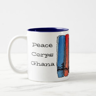 Taza de Ghana del cuerpo de paz