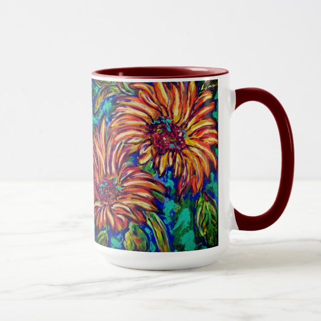 Taza de Girasoles (Derecha)