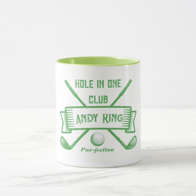Taza de Golf Hole-in-One - Regalo Personalizado pa (Centro)