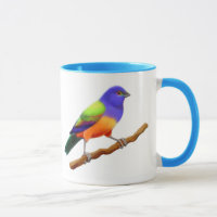 Taza de golpe ligero pintada del campanero