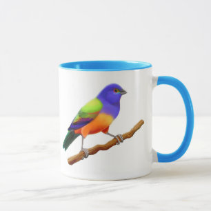 Taza de golpe ligero pintada del campanero