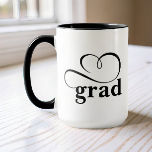 Taza de Graduación Personalizada con Caligrafía de